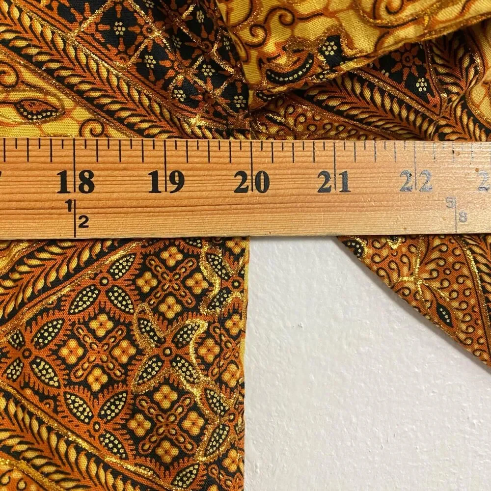 RF Textiles Gold Brown Kimono Blazer Open Cardigan Women's Size‎ 0 Tribal